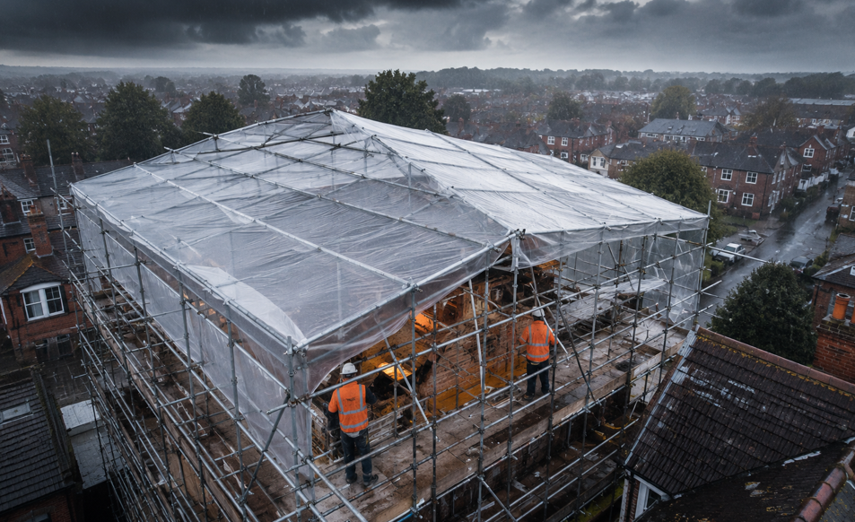Temporary Roof Scaffolding: Protecting Your Project from the Weather
