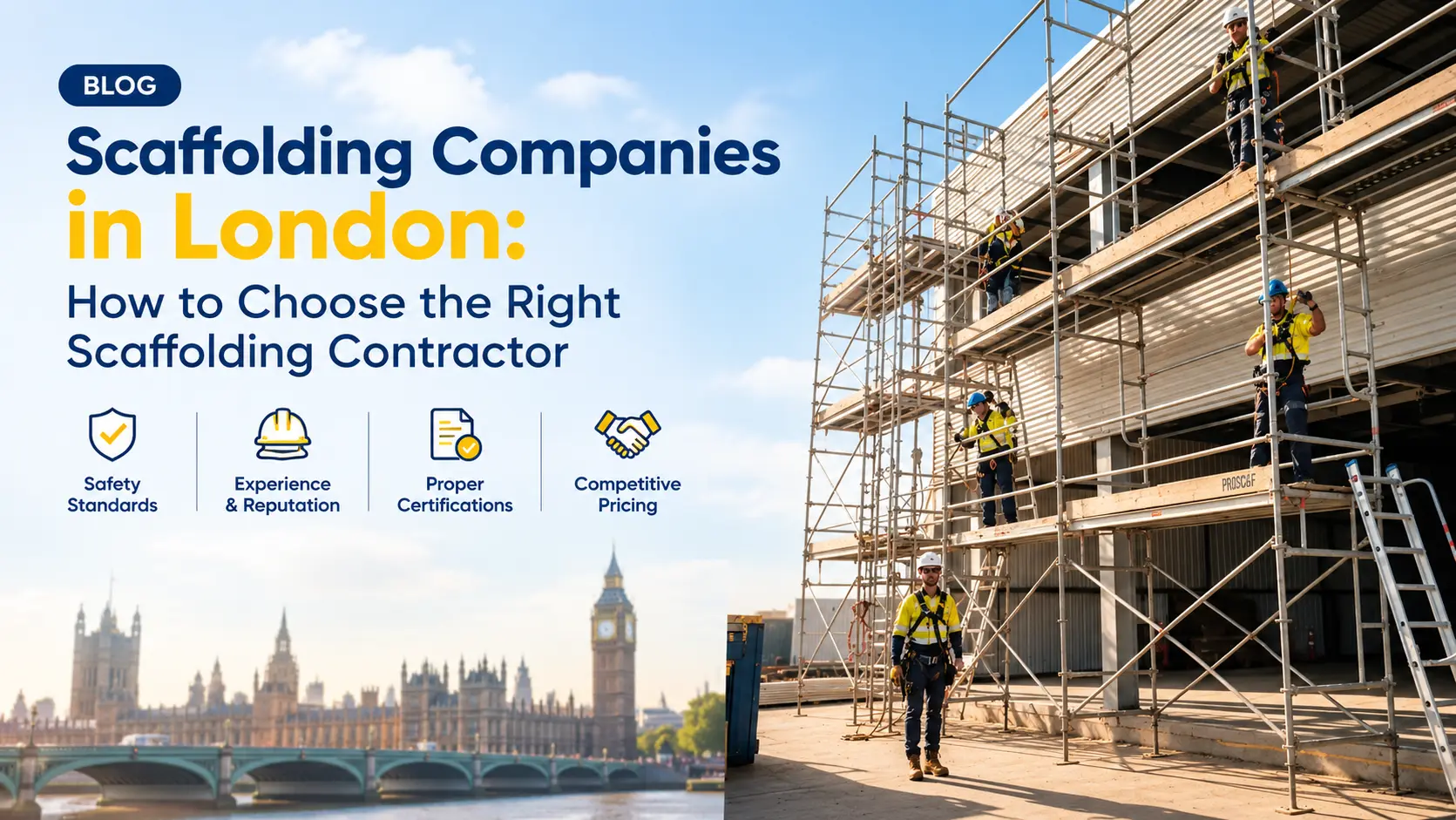Scaffolding Companies in London: How to Choose the Right Scaffolding Contractor